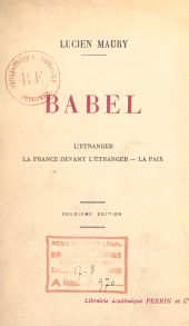 eBook, Babel, Perrin (réédition numérique FeniXX)