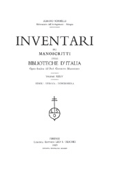 E-book, Inventari dei manoscritti delle biblioteche d'Italia : vol. XXXIV : Domodossola, Urbania, Veroli, L.S. Olschki