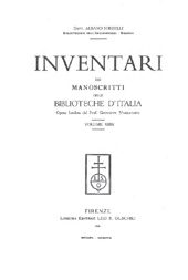E-book, Inventari dei manoscritti delle biblioteche d'Italia : vol. XXXV : Pesaro, L.S. Olschki