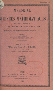 eBook, Théorie générale des séries de Dirichlet, Dunod (réédition numérique FeniXX)