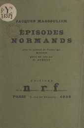 E-book, Épisodes normands : Suivi d'un enfant et de possession d'Émilie, Gallimard (réédition numérique FeniXX)