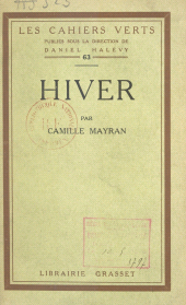 E-book, Hiver, Grasset (réédition numérique FeniXX)