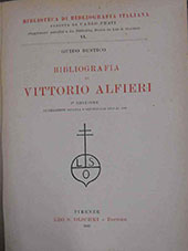 E-book, Bibliografia di Vittorio Alfieri, Bustico, Guido, Leo S. Olschki editore