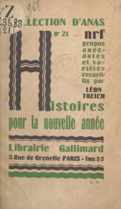 E-book, Histoires pour la nouvelle année, Gallimard (réédition numérique FeniXX)