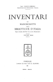 E-book, Inventari dei manoscritti delle biblioteche d'Italia : vol. XXXIX : Pesaro, L.S. Olschki