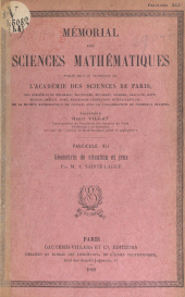 eBook, Géométrie de situation et jeux, Dunod (réédition numérique FeniXX)