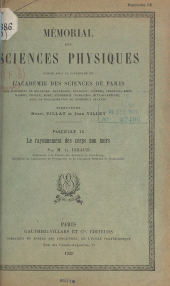 eBook, Le rayonnement des corps non noirs, Dunod (réédition numérique FeniXX)
