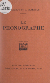 E-book, Le phonographe, Grasset (réédition numérique FeniXX)
