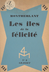 E-book, Les îles de la Félicité, Grasset (réédition numérique FeniXX)