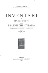 E-book, Inventari dei manoscritti delle biblioteche d'Italia : vol. XLV : Pesaro, L.S. Olschki