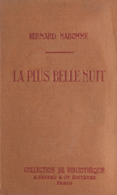 E-book, La plus belle nuit, Fayard (réédition numérique FeniXX)