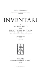 E-book, Inventari dei manoscritti delle biblioteche d'Italia : vol. XLVIII : Pesaro, L.S. Olschki