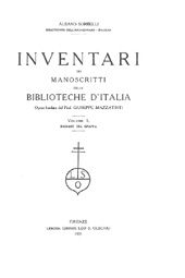 E-book, Inventari dei manoscritti delle biblioteche d'Italia : vol. L : Bassano del Grappa, L.S. Olschki