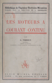E-book, Les moteurs à courant continu, Albin Michel (réédition numérique FeniXX)