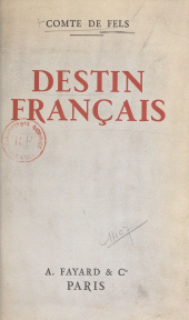 eBook, Destin français, Fayard (réédition numérique FeniXX)