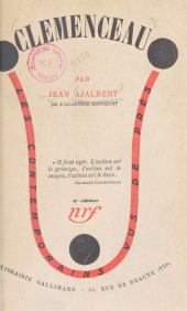 E-book, Clémenceau, Gallimard (réédition numérique FeniXX)