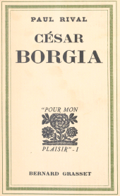 E-book, César Borgia, Grasset (réédition numérique FeniXX)