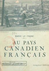eBook, Au pays Canadien français, Grasset (réédition numérique FeniXX)