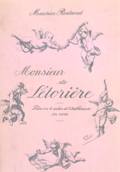 eBook, Monsieur de Létorière : Pièce en quatre actes et cinq tableaux, en vers, Grasset (réédition numérique FeniXX)