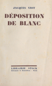 E-book, Déposition de Blanc, Stock (réédition numérique FeniXX)
