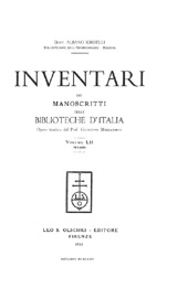 E-book, Inventari dei manoscritti delle biblioteche d'Italia : vol. LII : Pesaro, L.S. Olschki