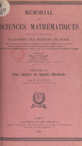 eBook, Points singuliers des équations différentielles, Dunod (réédition numérique FeniXX)