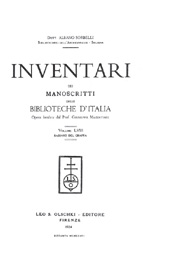 E-book, Inventari dei manoscritti delle biblioteche d'Italia : vol. LVIII : Bassano del Grappa, L.S. Olschki