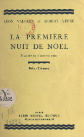 E-book, La première nuit de noël : Mystère en un acte, en vers, Albin Michel (réédition numérique FeniXX)