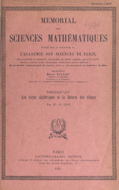 eBook, Les corps algébriques et la théorie des idéaux, Dunod (réédition numérique FeniXX)