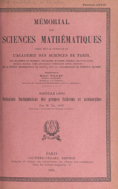 eBook, Domaines fondamentaux des groupes fuchsiens et automorphes, Dunod (réédition numérique FeniXX)