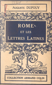 eBook, Rome et les Lettres latines, Armand Colin (réédition numérique FeniXX)