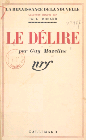 E-book, Le délire, Gallimard (réédition numérique FeniXX)
