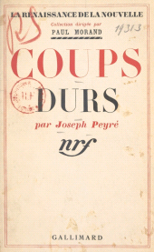 E-book, Coups durs, Gallimard (réédition numérique FeniXX)
