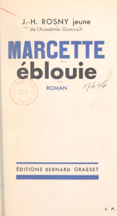 E-book, Marcette éblouie, Grasset (réédition numérique FeniXX)