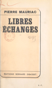 E-book, Aux confins de la médecine, libres échanges, Grasset (réédition numérique FeniXX)