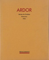Fascicule, Ardor : revista de Córdoba : 1, 1936, Renacimiento