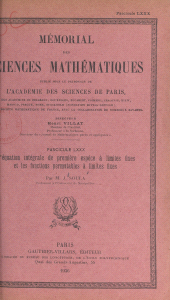 E-book, L'équation intégrale de première espèce à limites fixes et les fonctions permutables à limites fixes, Dunod (réédition numérique FeniXX)