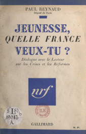 E-book, Jeunesse, quelle France veux-tu ? : Dialogue avec le lecteur sur les crises et les réformes, Gallimard (réédition numérique FeniXX)