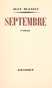 eBook, Septembre, Grasset (réédition numérique FeniXX)