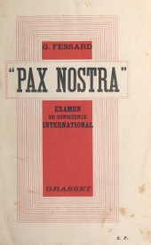 eBook, Pax nostra : Examen de conscience international, Grasset (réédition numérique FeniXX)