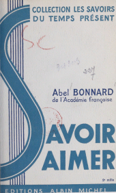 E-book, Savoir aimer, Albin Michel (réédition numérique FeniXX)
