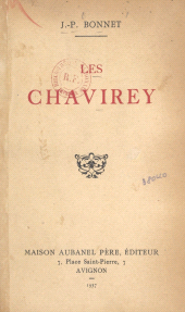 E-book, Les Chavirey, Aubanel (réédition numérique FeniXX)