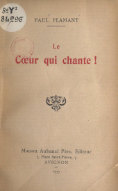 E-book, Le coeur qui chante !, Aubanel (réédition numérique FeniXX)
