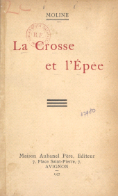 E-book, La crosse et l'épée, Aubanel (réédition numérique FeniXX)