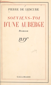 E-book, Souviens-toi d'une auberge, Gallimard (réédition numérique FeniXX)
