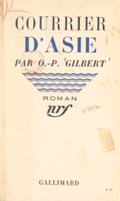 E-book, Courrier d'Asie, Gallimard (réédition numérique FeniXX)