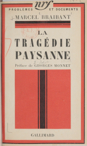 E-book, La tragédie paysanne, Gallimard (réédition numérique FeniXX)