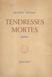 eBook, Tendresses mortes, Grasset (réédition numérique FeniXX)