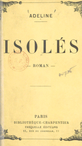 eBook, Isolés, Grasset (réédition numérique FeniXX)