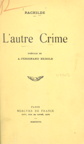 E-book, L'autre crime, Mercure de France (réédition numérique FeniXX)